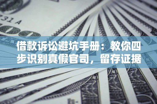 济南借款诉讼避坑手册：教你四步识别真假官司，留存证据不踩雷