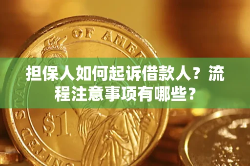 济南担保人如何起诉借款人？流程注意事项有哪些？